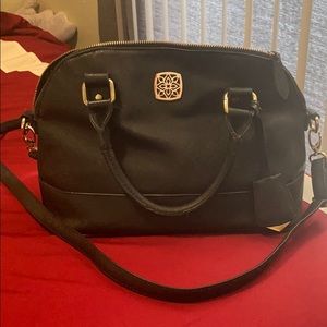 Black shoulder purse